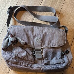 Kipling  Crossbody Messenger Bag with Monkey Charm
